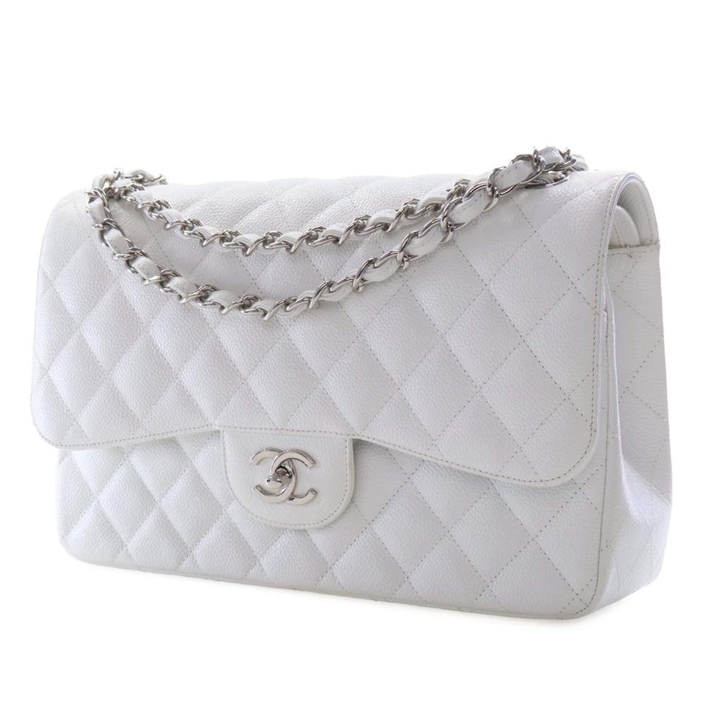 Pre-Loved Chanel Jumbo Classic Caviar Double Flap - Picture 6 of 12